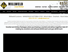 Tablet Screenshot of millweld.com